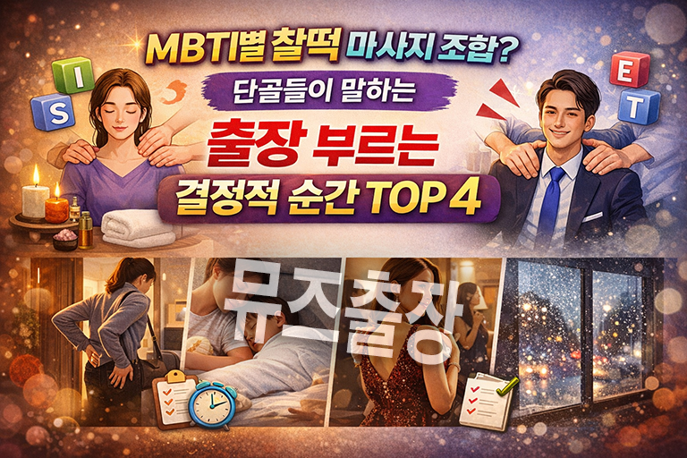 MBTI별 찰떡 마사지 조합? 단골들이 말하는 출장마사지 부르는 결정적 순간 TOP 4