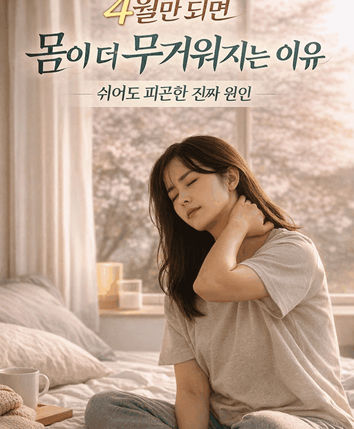 4월만 되면 몸이 더 무거워지는 이유