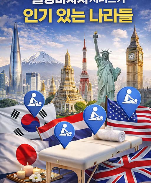 출장마사지가 인기 있는 나라들