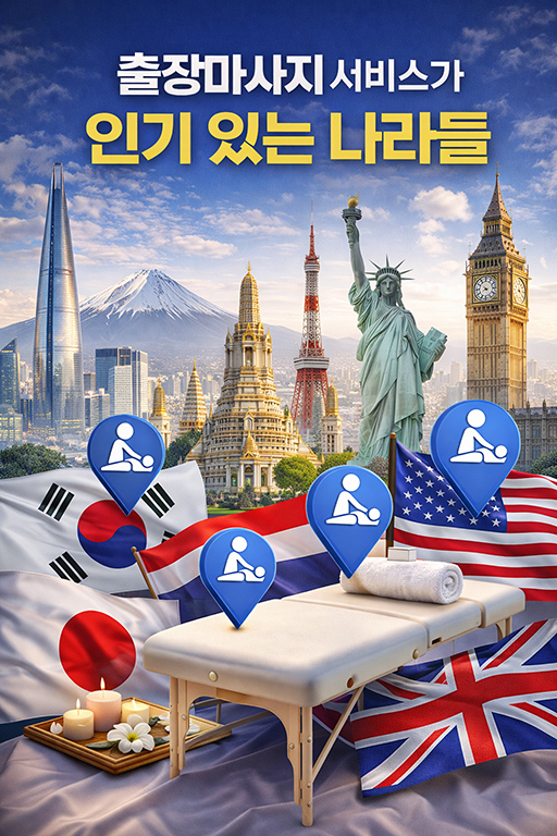 출장마사지 서비스가 인기 있는 나라들