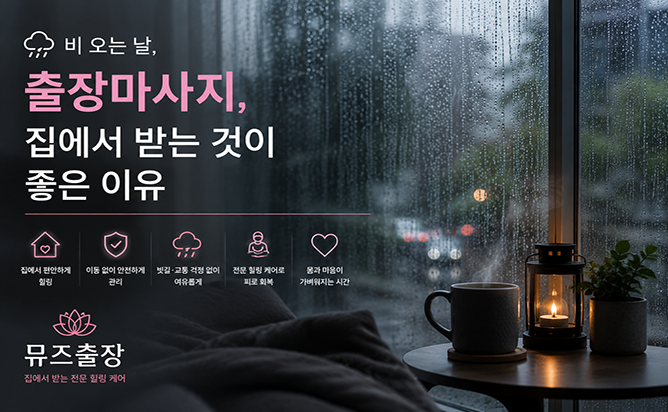 비 오는 날 출장마사지 이용하기